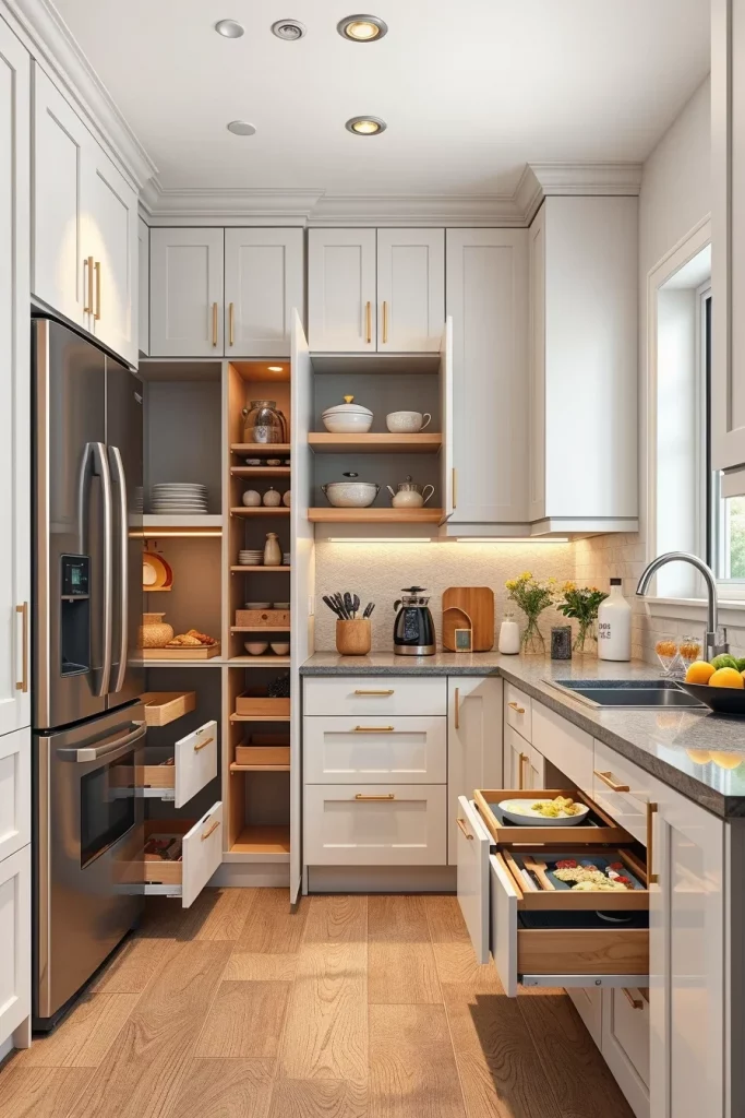 52 Small Kitchen Organization Storage Ideas To Maximize Every Inch In Style