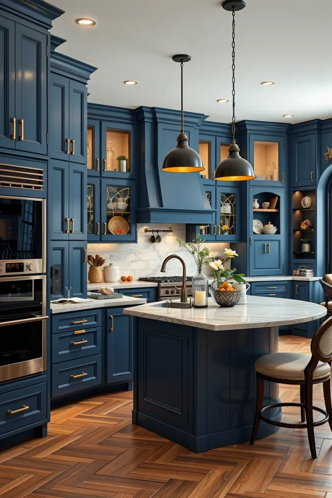 55 Blue Kitchen Cabinet Color Ideas for a Beautiful and Stylish Kitchen