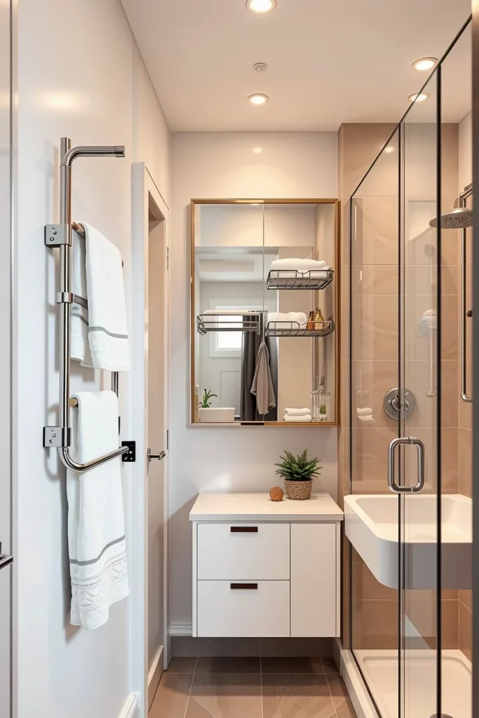 51 Space-Saving Bathroom Ideas To Maximize Style And Storage