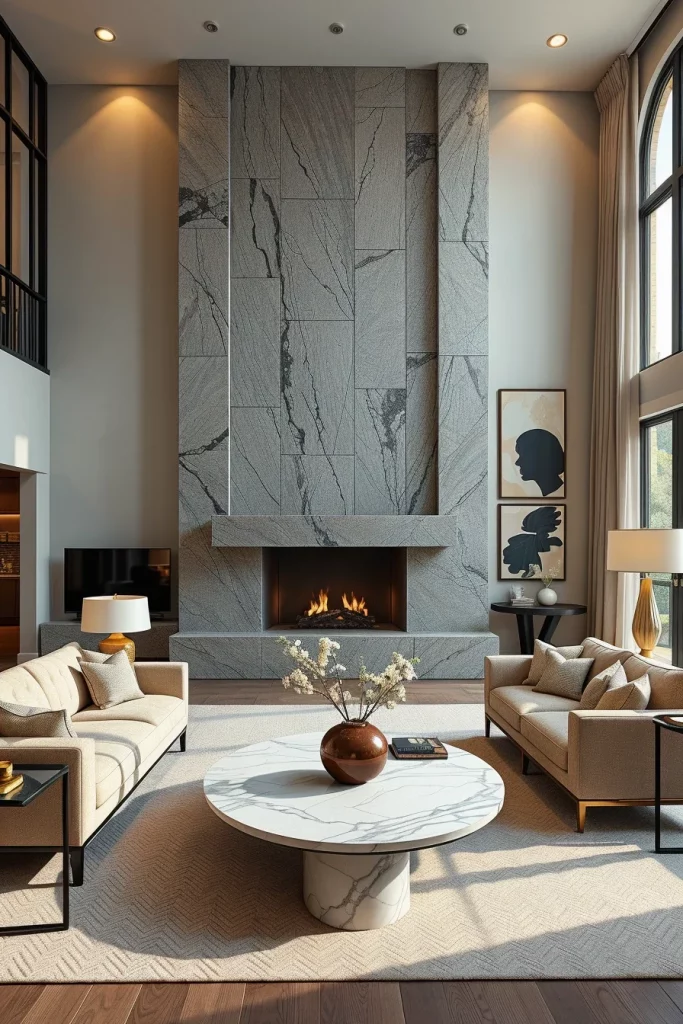 56 Statement Fireplace Living Room Ideas To Create A Stunning Focal Point