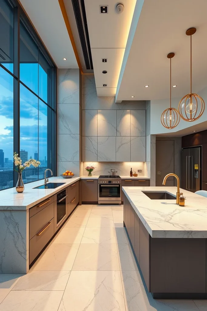 55 Luxury Penthouse Kitchen Ideas For A Sophisticated Modern Home