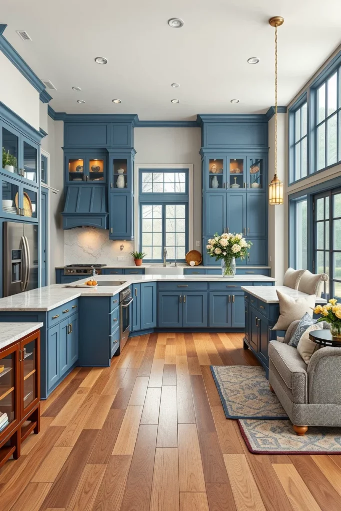 55 Blue Kitchen Cabinet Color Ideas for a Beautiful and Stylish Kitchen