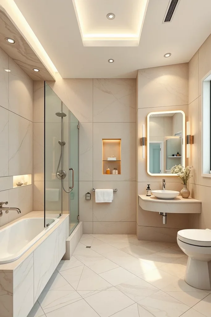 51 Space-Saving Bathroom Ideas To Maximize Style And Storage