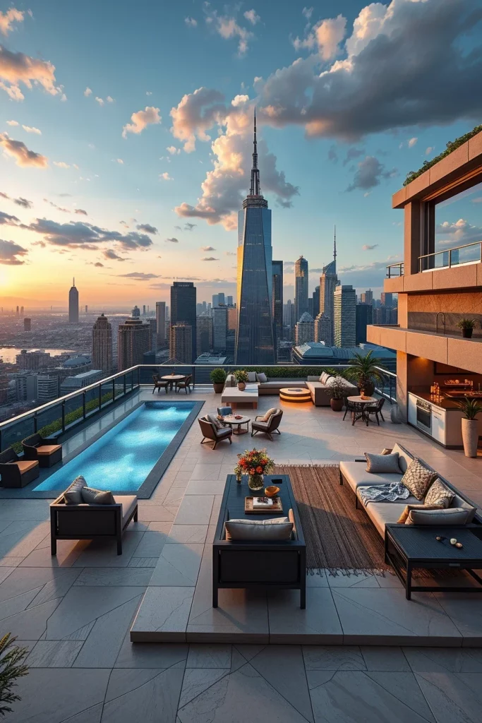 57 Luxury Penthouse Terrace Ideas For Elegant Outdoor Living