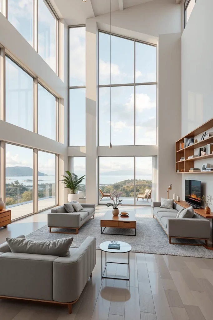 52 Floor-To-Ceiling Windows Living Room Ideas For A Bright And Modern Home