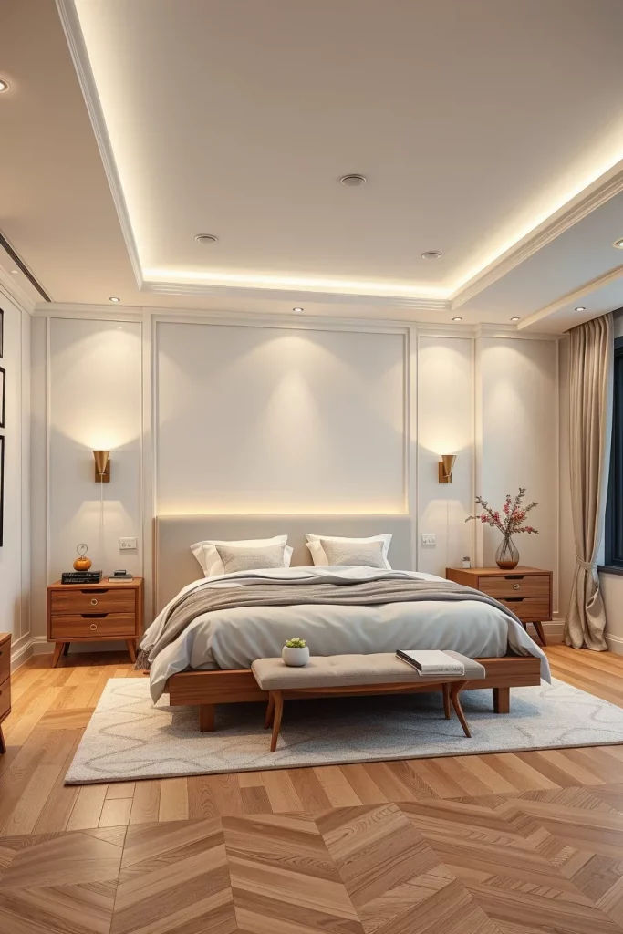 54 White And Wood Tone Bedroom Ideas For A Warm And Modern Retreat