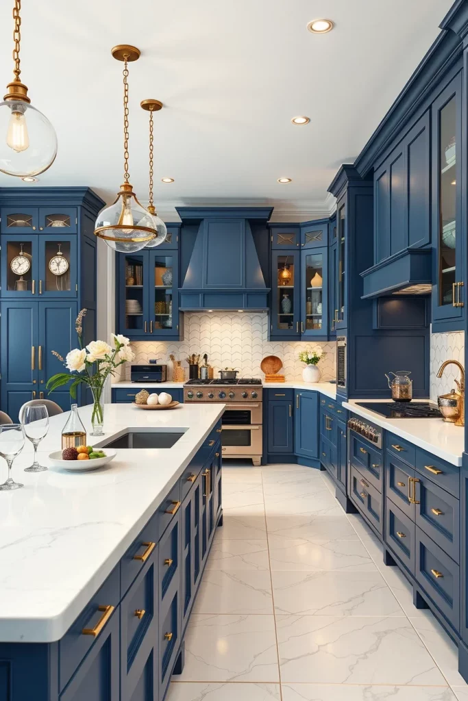 54 Blue White Kitchen Layout Inspiration Ideas For A Stylish And Timeless Home