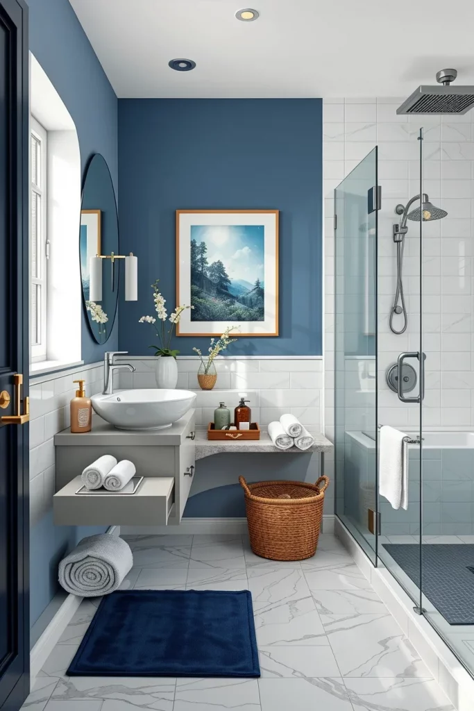 59 Blue And White Bathroom Decor Ideas For A Stylish And Timeless Space