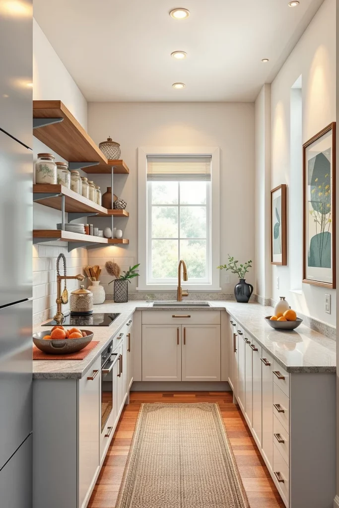 58 Small Galley Kitchen Decorating Inspiration Ideas To Transform Your Compact Space