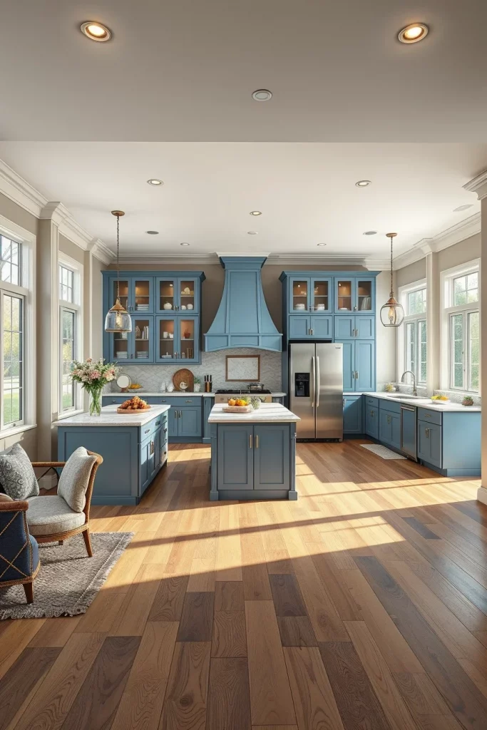 55 Blue Kitchen Cabinet Color Ideas for a Beautiful and Stylish Kitchen