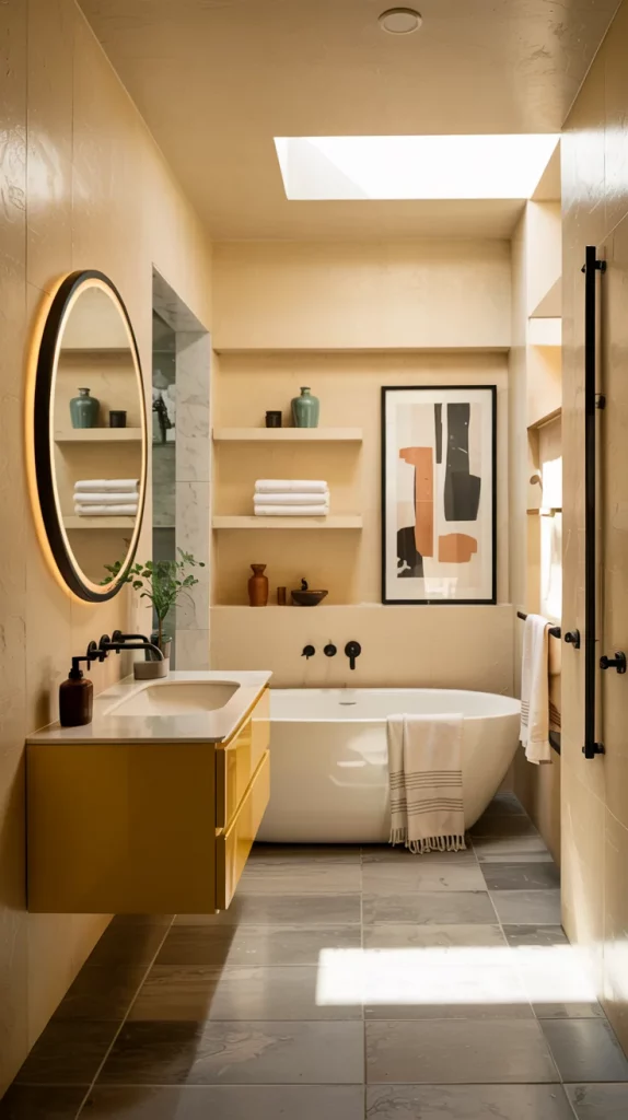 60 Yellow Bathroom Decor Styling Ideas To Brighten Your Bathroom With Style