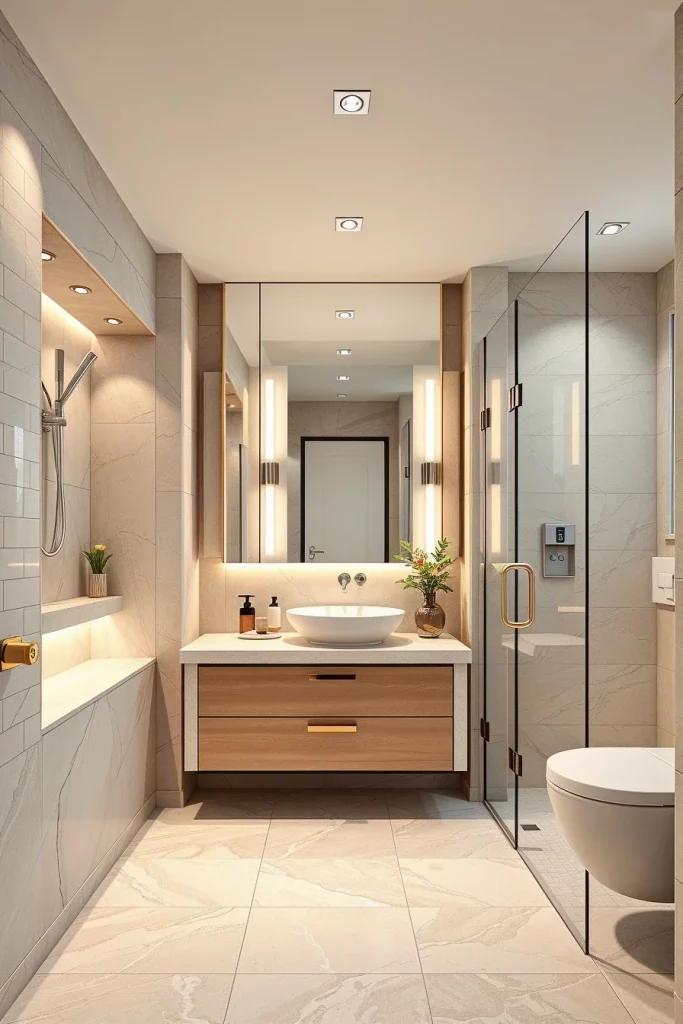 51 Space-Saving Bathroom Ideas To Maximize Style And Storage