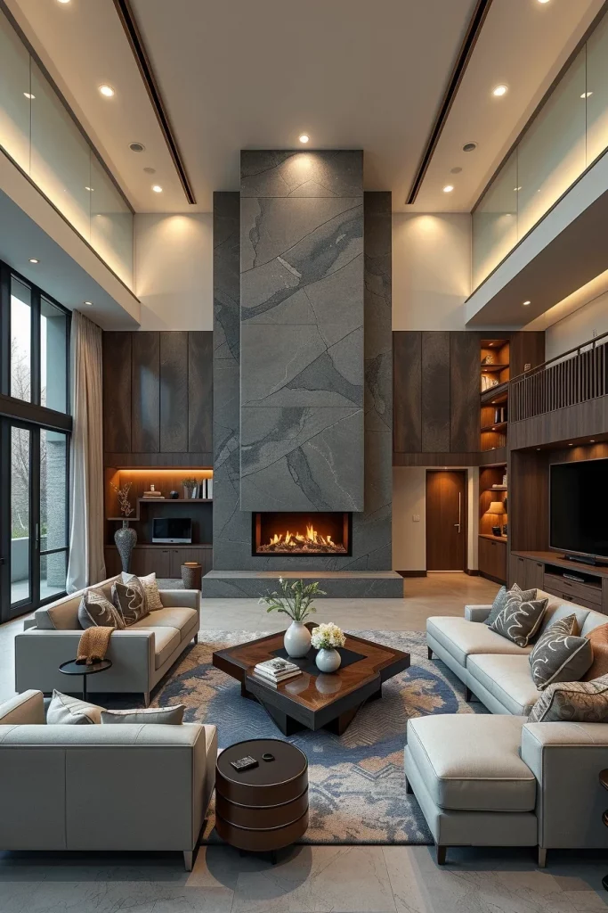 56 Statement Fireplace Living Room Ideas To Create A Stunning Focal Point