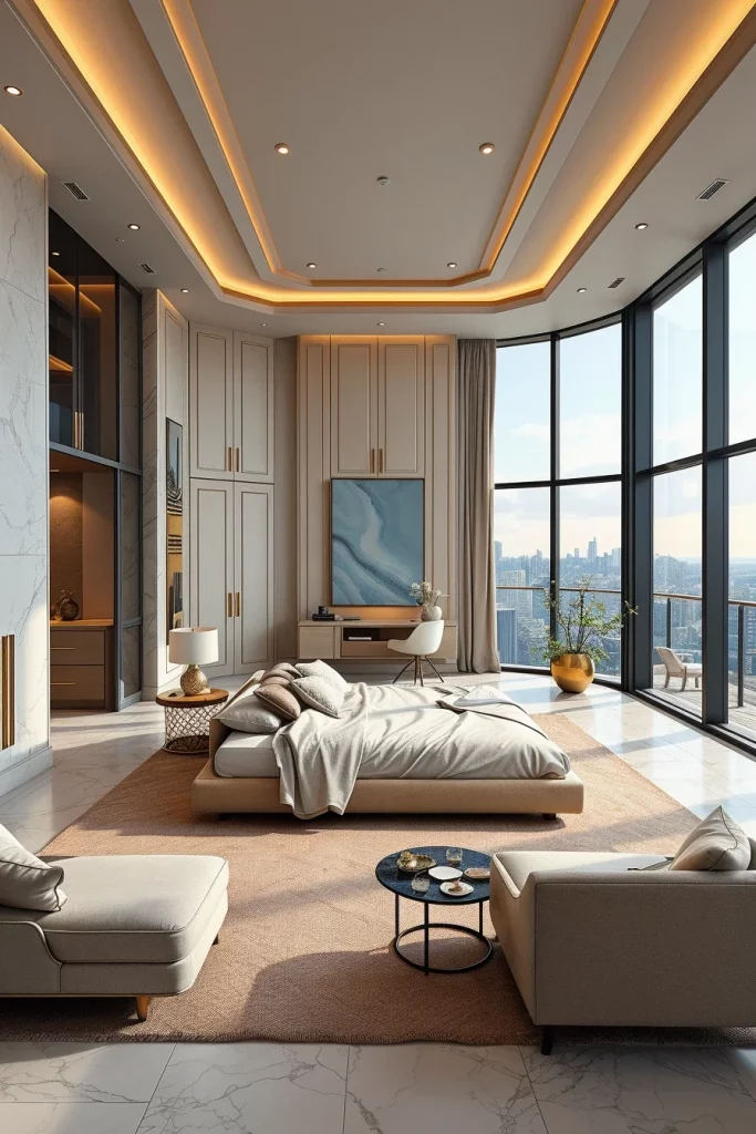 59 Luxury Penthouse Bedroom Ideas For A Sophisticated And Elegant Retreat