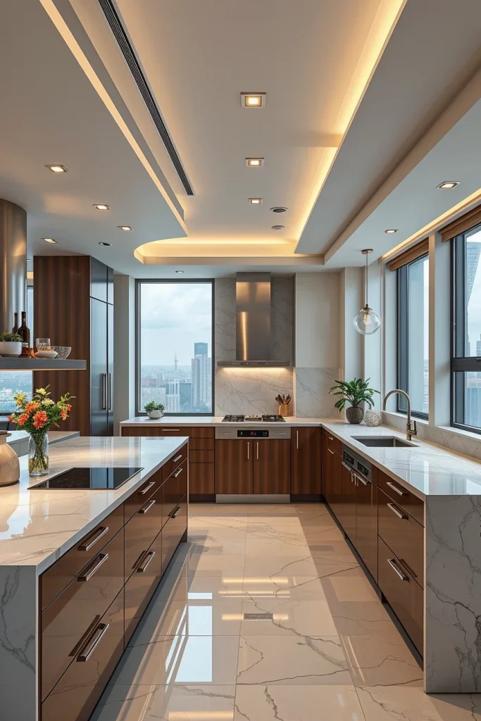 55 Luxury Penthouse Kitchen Ideas For A Sophisticated Modern Home