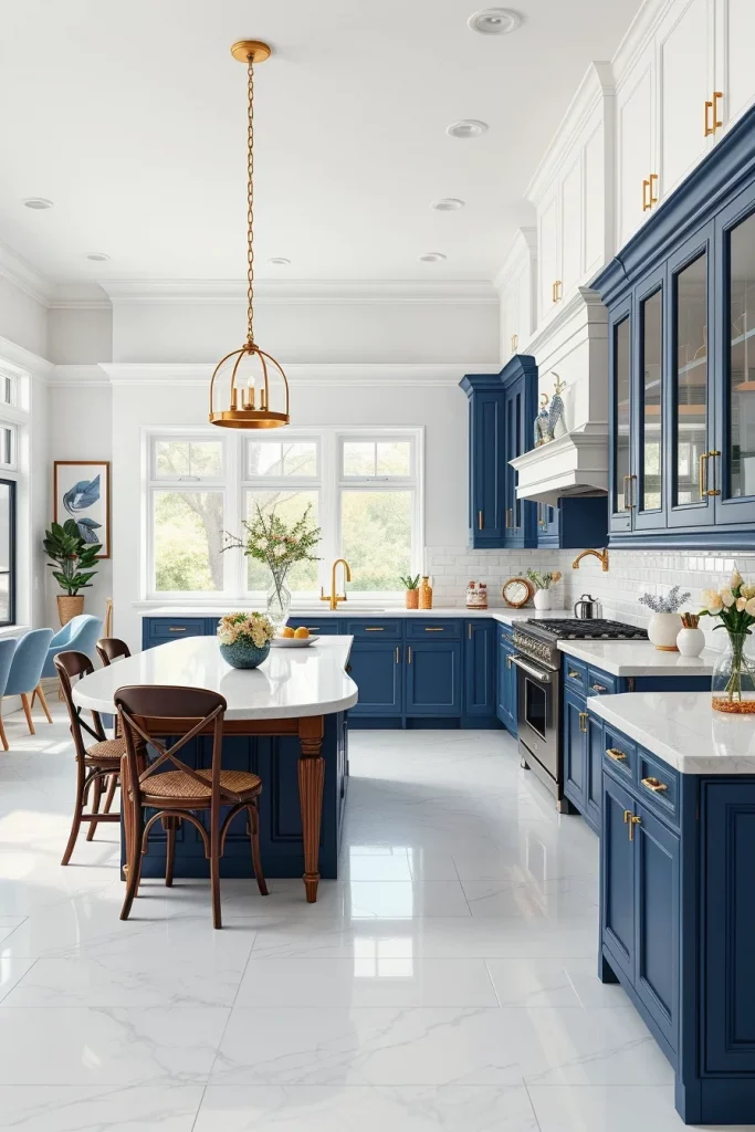 54 Blue White Kitchen Layout Inspiration Ideas For A Stylish And Timeless Home