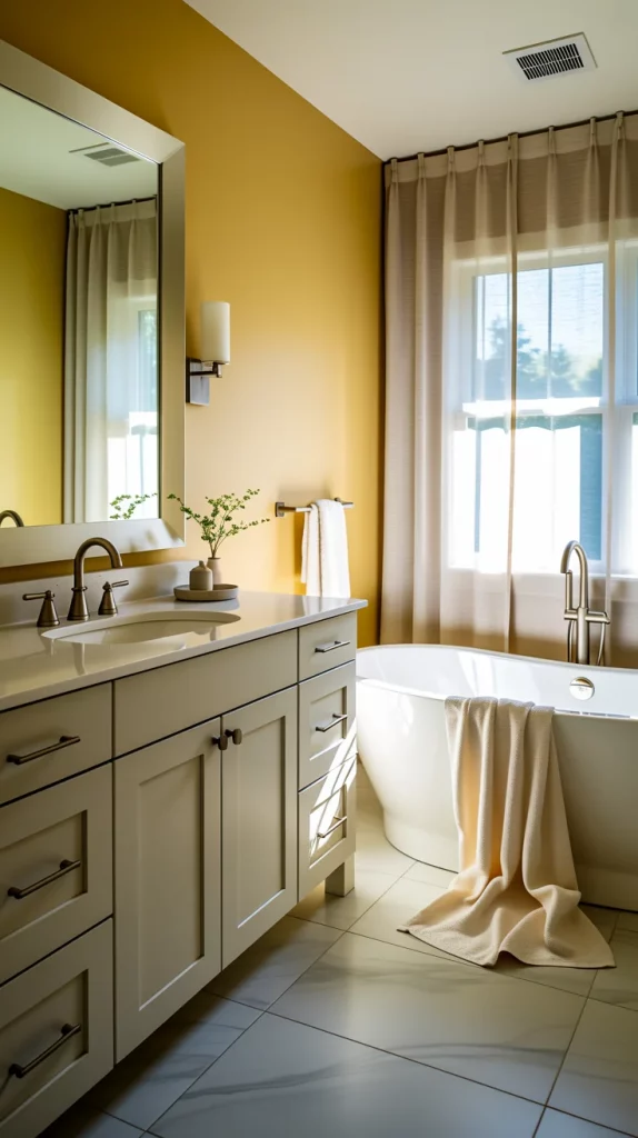60 Yellow Bathroom Decor Styling Ideas To Brighten Your Bathroom With Style