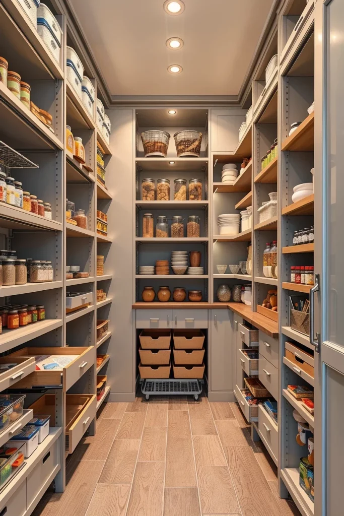 55 Modern Pantry Shelving Ideas For A Stylish And Organized Kitchen