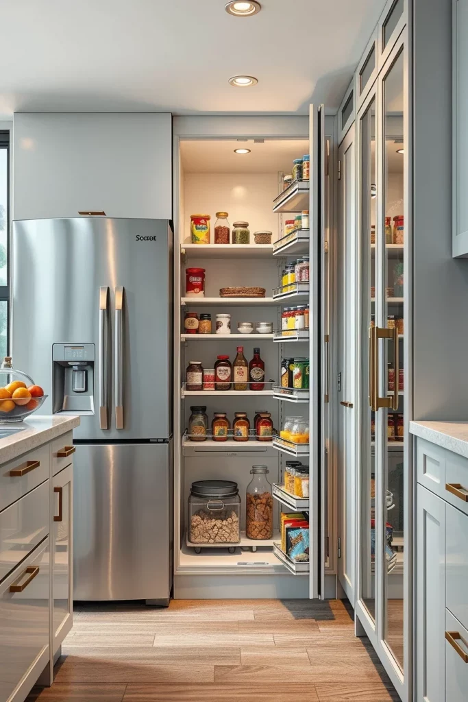 58 Modern Small Pantry Design Ideas To Maximize Style And Storage
