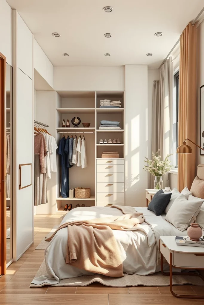 57 Small Bedroom Closet Organization Solutions To Maximize Every Inch Of Space