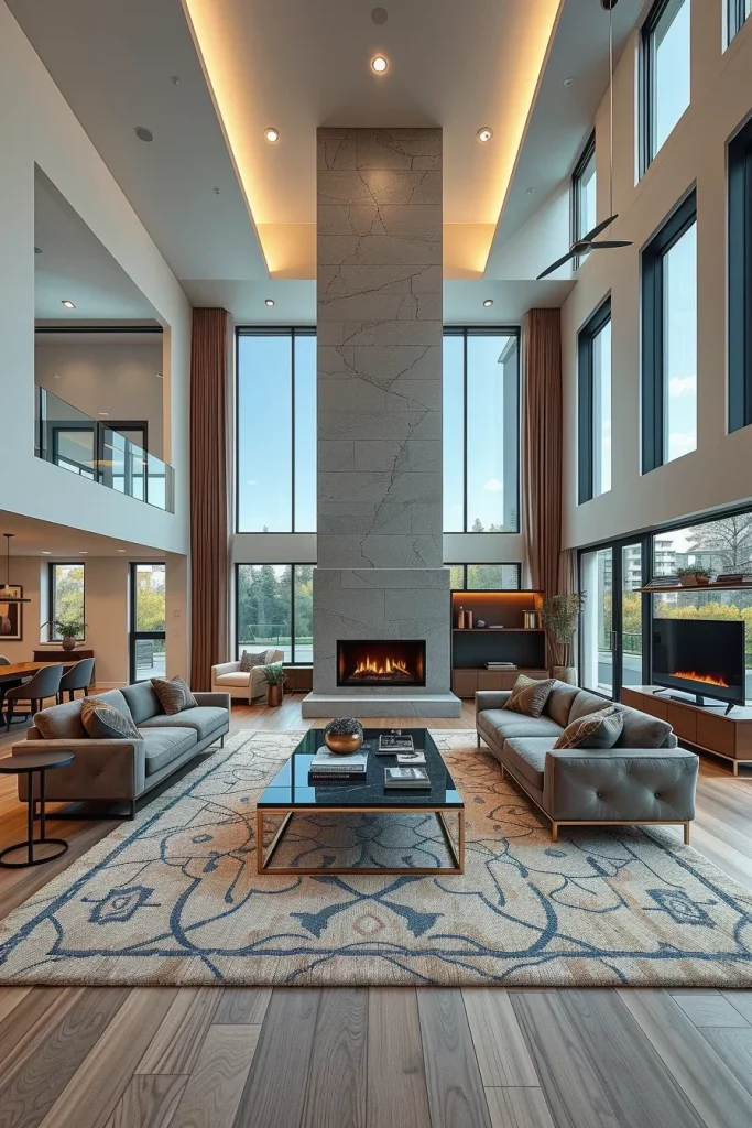 56 Statement Fireplace Living Room Ideas To Create A Stunning Focal Point