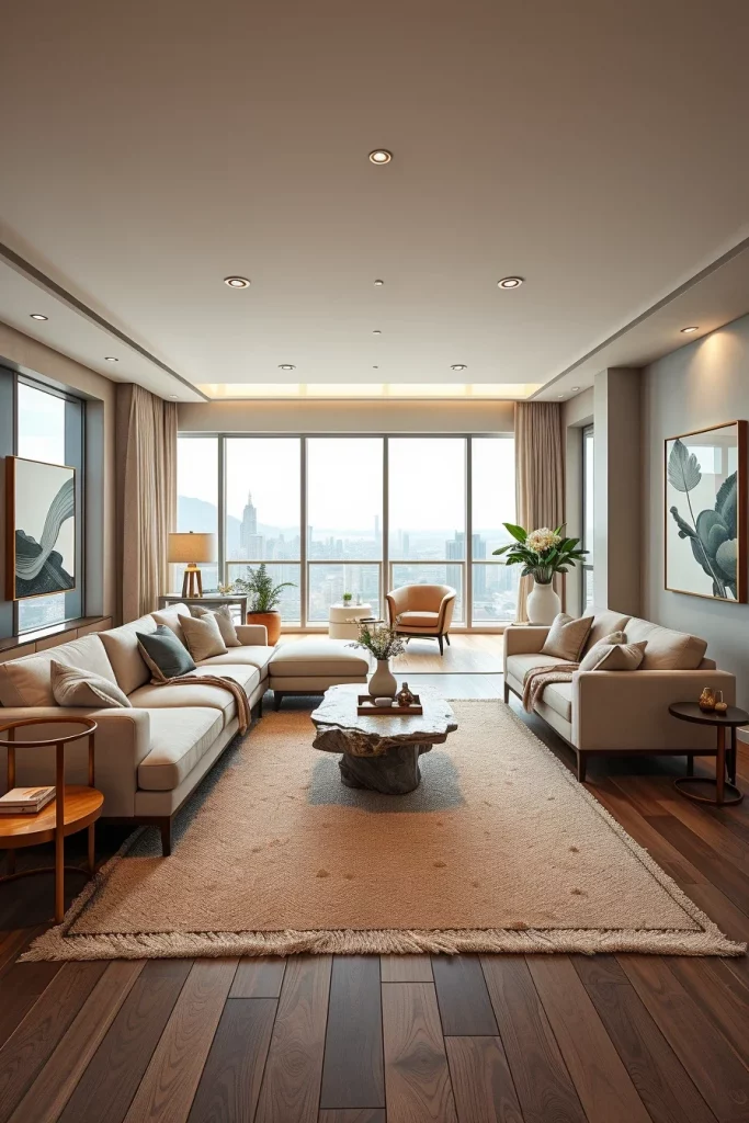 55 Luxury Penthouse Living Room Ideas For Sophisticated Modern Interiors
