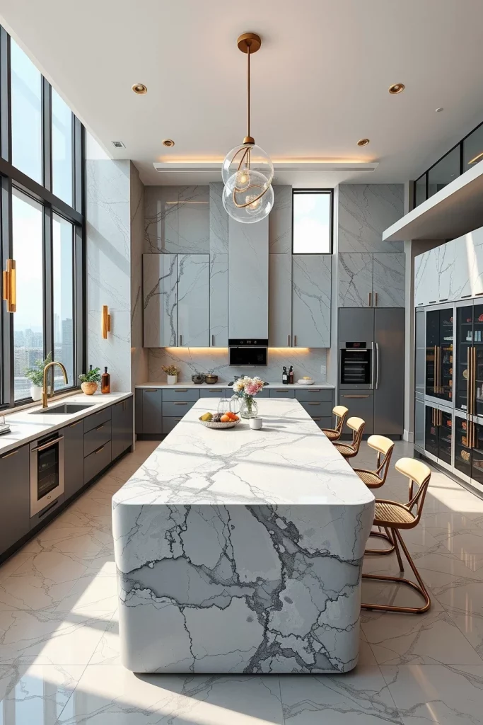 55 Luxury Penthouse Kitchen Ideas For A Sophisticated Modern Home