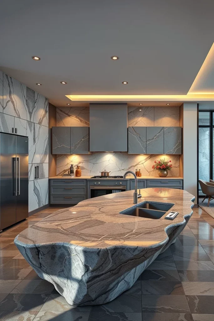 56 Sculptural Kitchen Ideas For A Modern Artistic Home