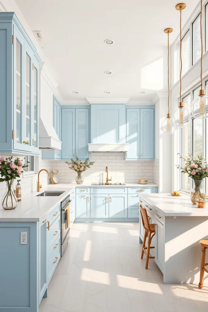 54 Blue White Kitchen Layout Inspiration Ideas For A Stylish And Timeless Home