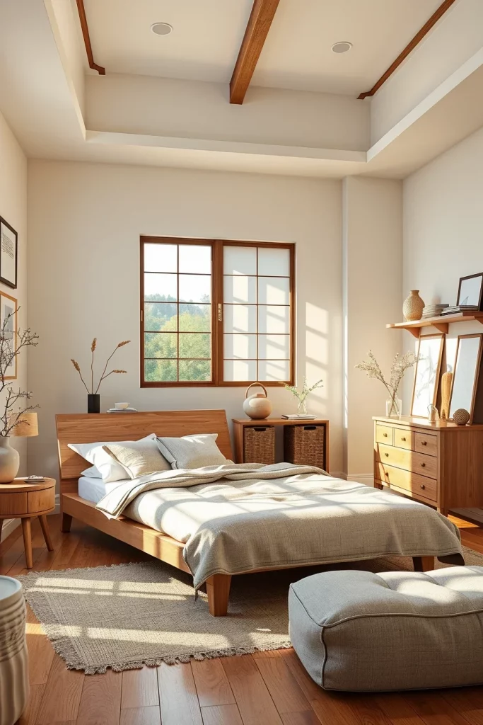 59 Japandi Bedroom Ideas for a Calm, Cozy, and Modern Retreat