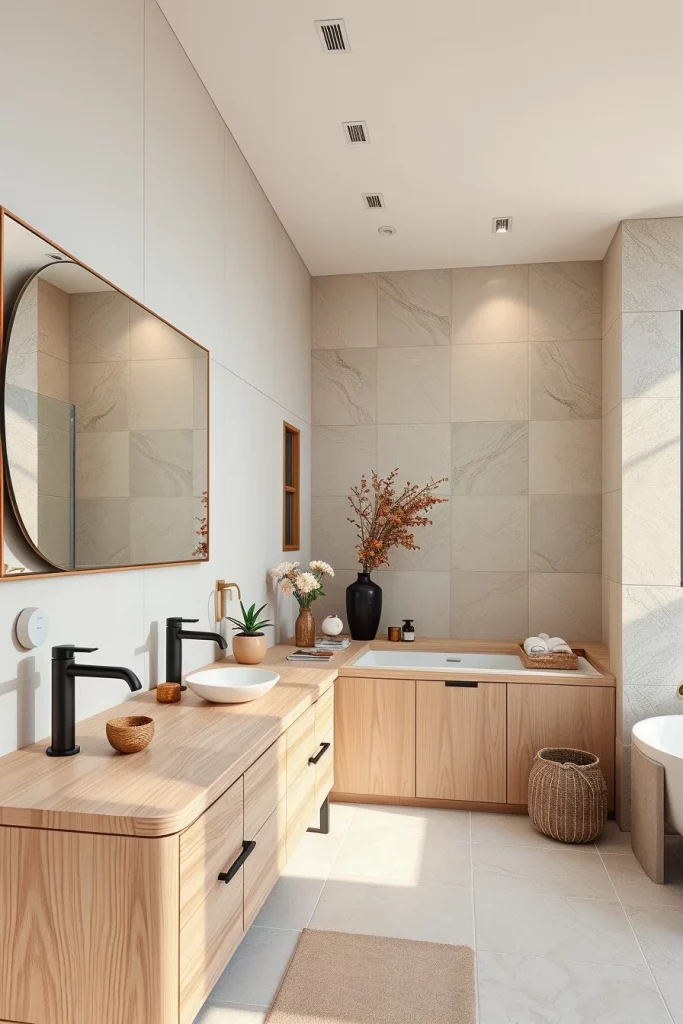 58 Japandi Bathroom Ideas To Create A Calm And Timeless Space