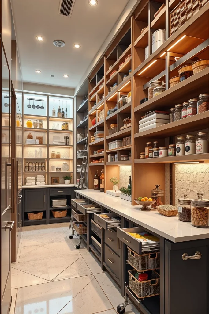 55 Modern Pantry Shelving Ideas For A Stylish And Organized Kitchen