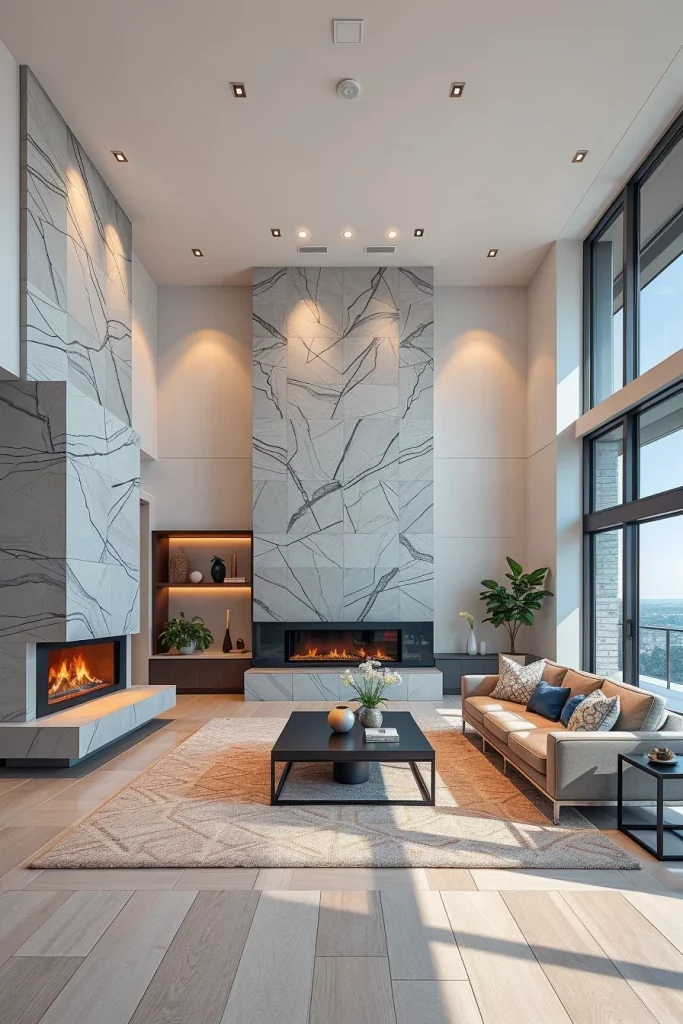 56 Statement Fireplace Living Room Ideas To Create A Stunning Focal Point