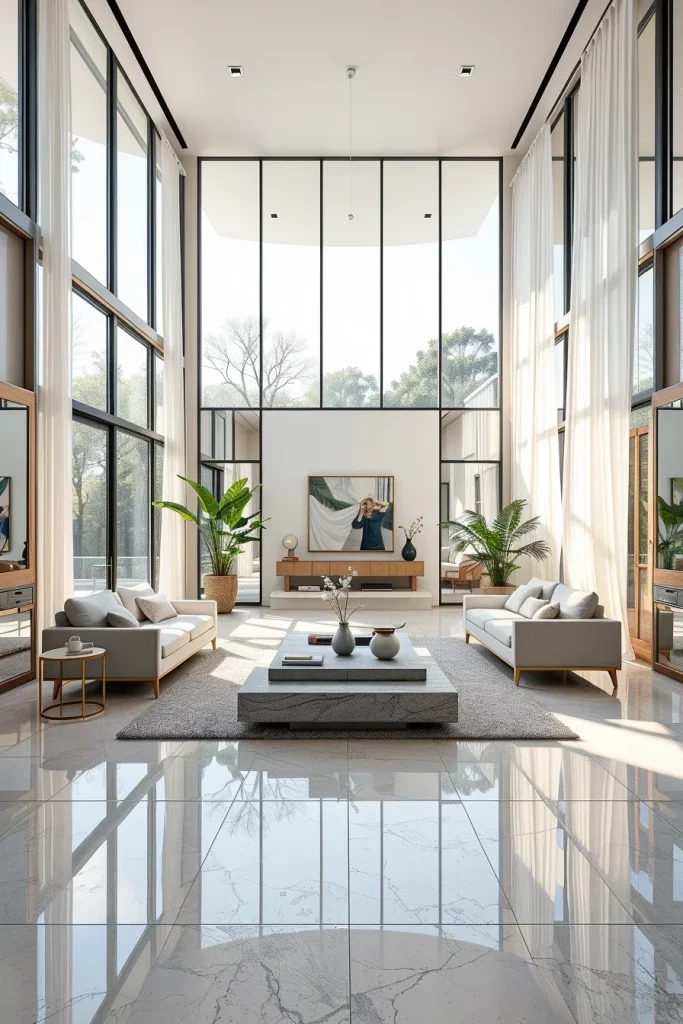 52 Floor-To-Ceiling Windows Living Room Ideas For A Bright And Modern Home