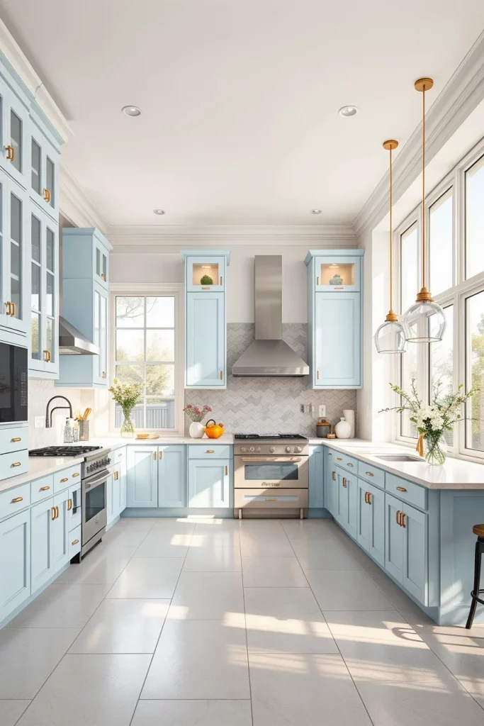 54 Blue White Kitchen Layout Inspiration Ideas For A Stylish And Timeless Home