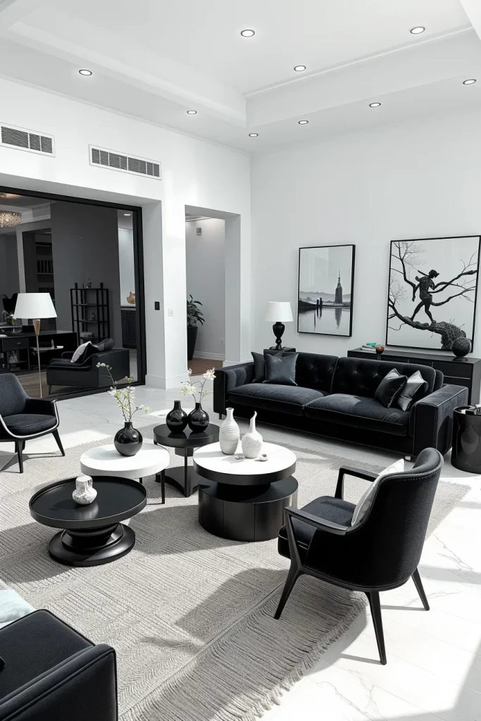 58 Black And White Living Room Ideas To Create A Timeless And Stylish Space