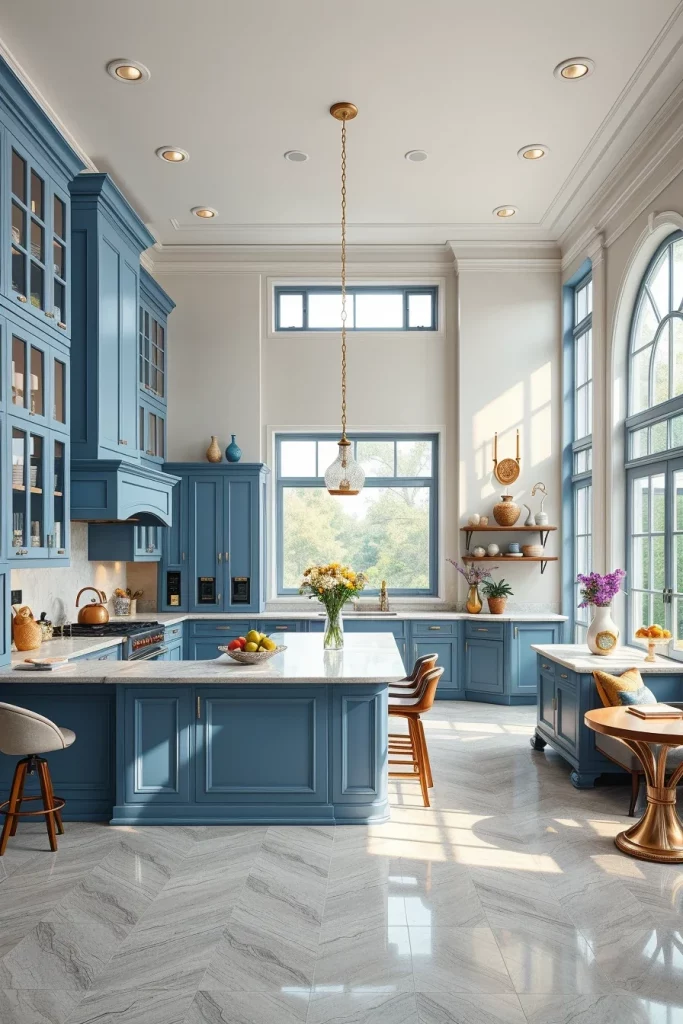 55 Blue Kitchen Cabinet Color Ideas for a Beautiful and Stylish Kitchen