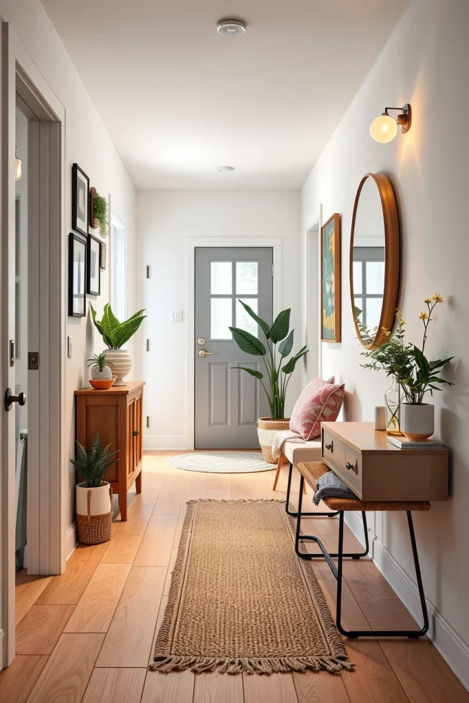 54 Small Hallway Makeover Ideas Budget That Transform Tiny Entryways