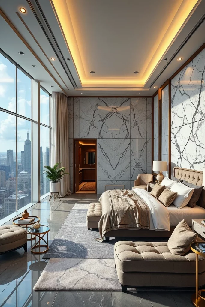 59 Luxury Penthouse Bedroom Ideas For A Sophisticated And Elegant Retreat