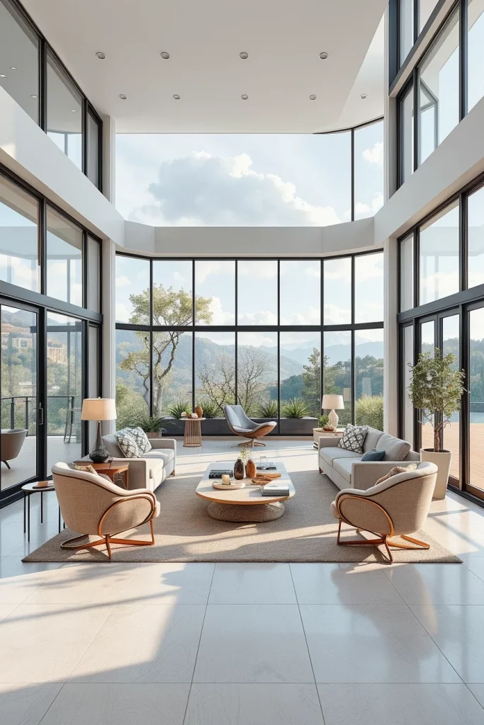 52 Floor-To-Ceiling Windows Living Room Ideas For A Bright And Modern Home
