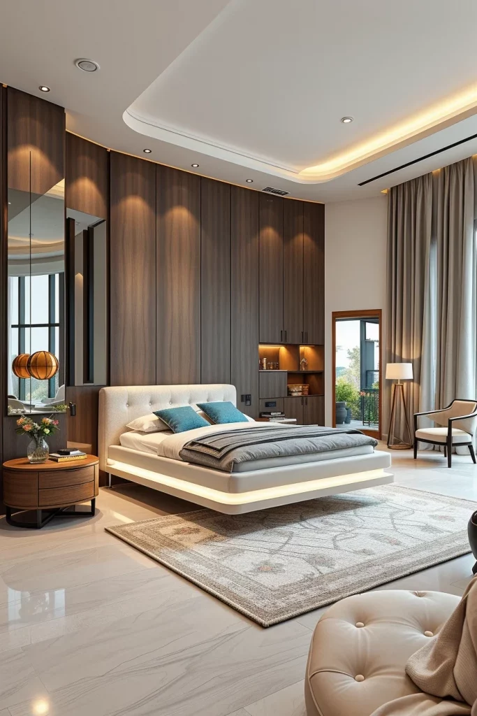 54 Floating Bed Bedroom Ideas For A Modern And Stylish Retreat