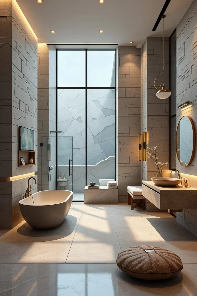58 Sculptural And Artistic Modern Bathroom Ideas For A Gallery-Inspired Home