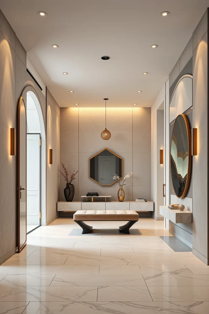 54 Minimalist Hallway Interior Design Ideas For A Stylish And Sculptural Entryway