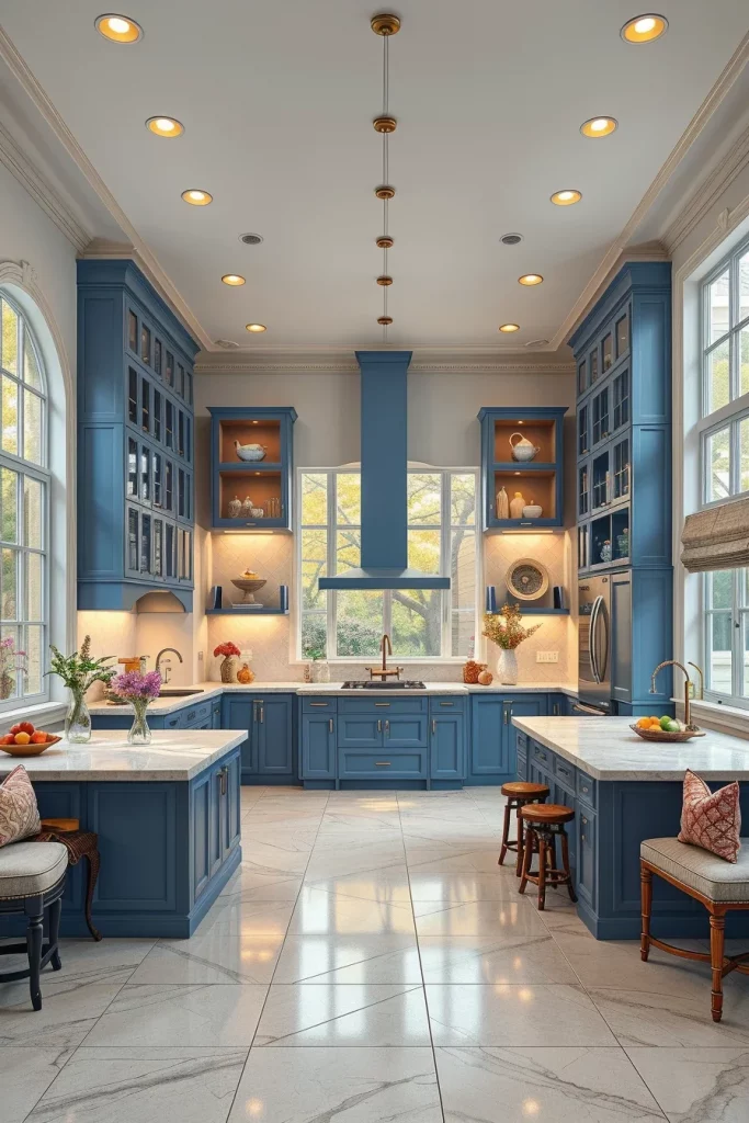 55 Blue Kitchen Cabinet Color Ideas for a Beautiful and Stylish Kitchen