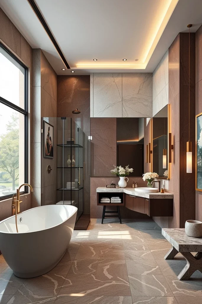 50 Modern Amaranth Bathroom Interior Design Ideas That Redefine Contemporary Style
