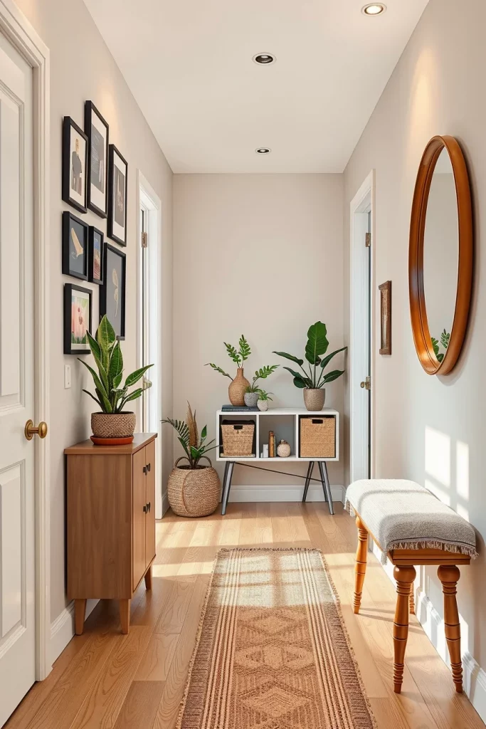 54 Small Hallway Makeover Ideas Budget That Transform Tiny Entryways