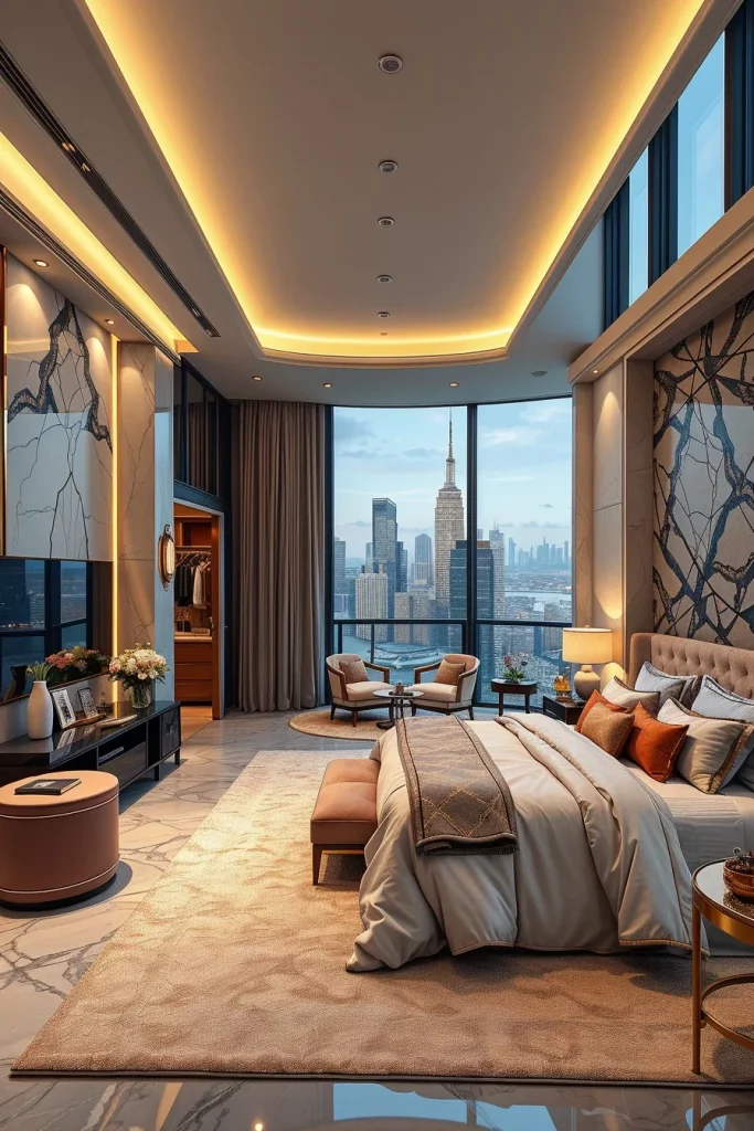 59 Luxury Penthouse Bedroom Ideas For A Sophisticated And Elegant Retreat