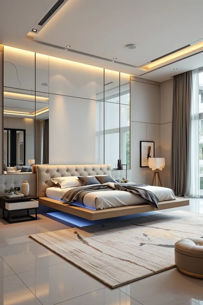 54 Floating Bed Bedroom Ideas For A Modern And Stylish Retreat
