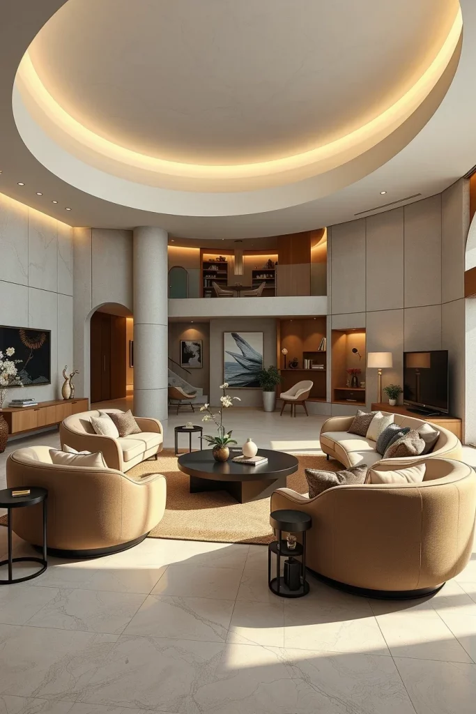 60 Sculptural And Artistic Modern Living Room Ideas For A Gallery-Inspired Home