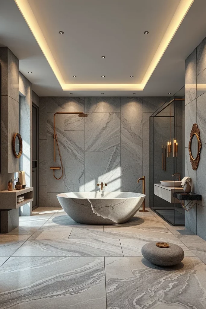 58 Sculptural And Artistic Modern Bathroom Ideas For A Gallery-Inspired Home